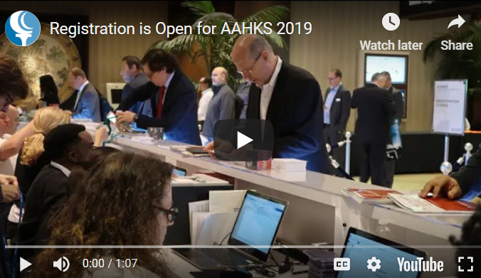 AAHKS 2019 Register Video