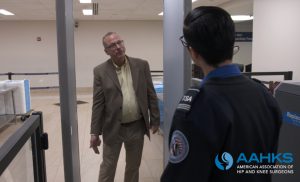 Airport security checkpoint