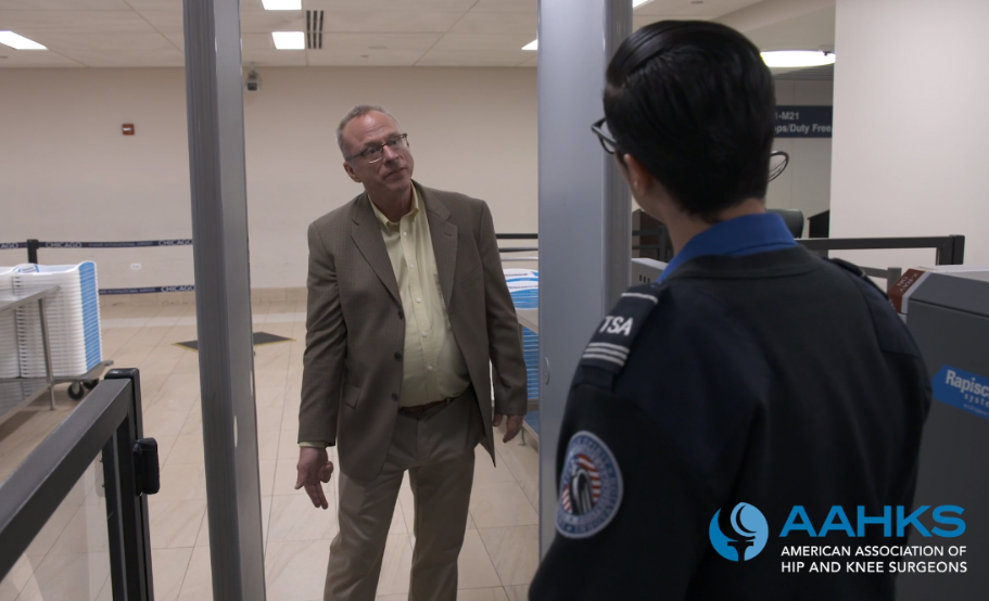 Airport security checkpoint